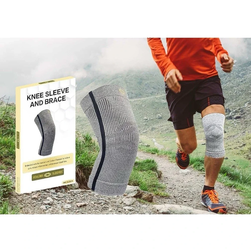 Knee compression sleeve size medium soft Arthritis Pain Meniscus Tear‎ ACL Joint
